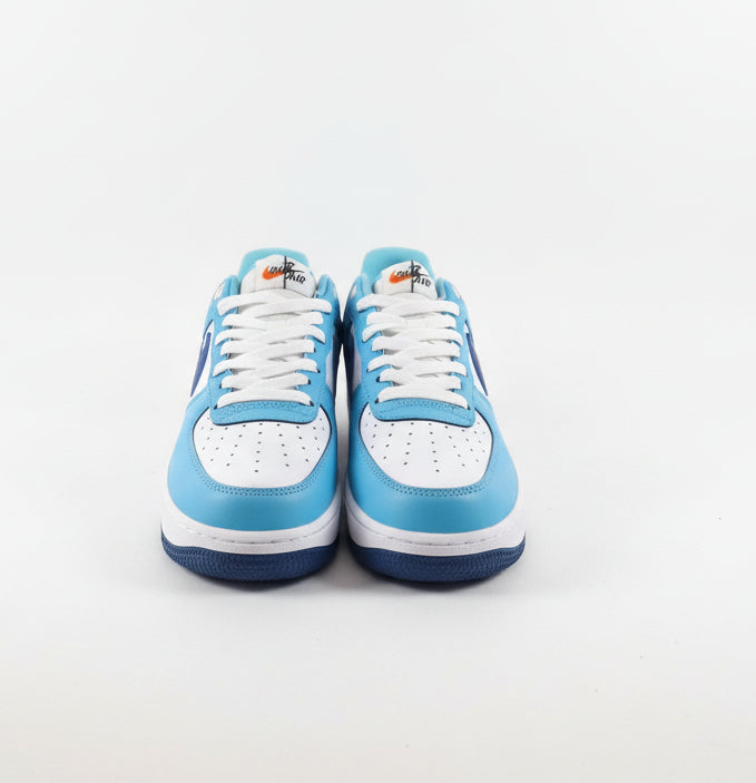 AIR FORCE 1 LOW "07 LV8 SPLIT LIGHT BLUE SNEAKERS