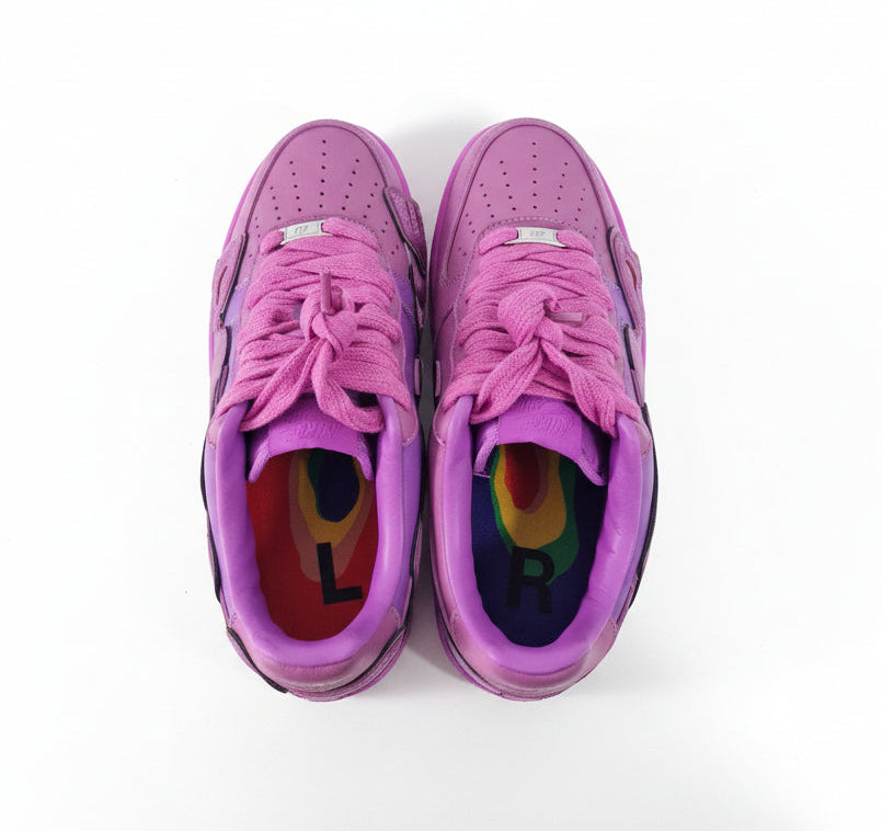 Air FORCE 1 LOW FUCHSIA PINK PURPLE.