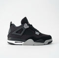 AIR JORDAN 4 RETRO SE" BLACK CANVAS FEATURES A BLACK CANVAS UPPER....