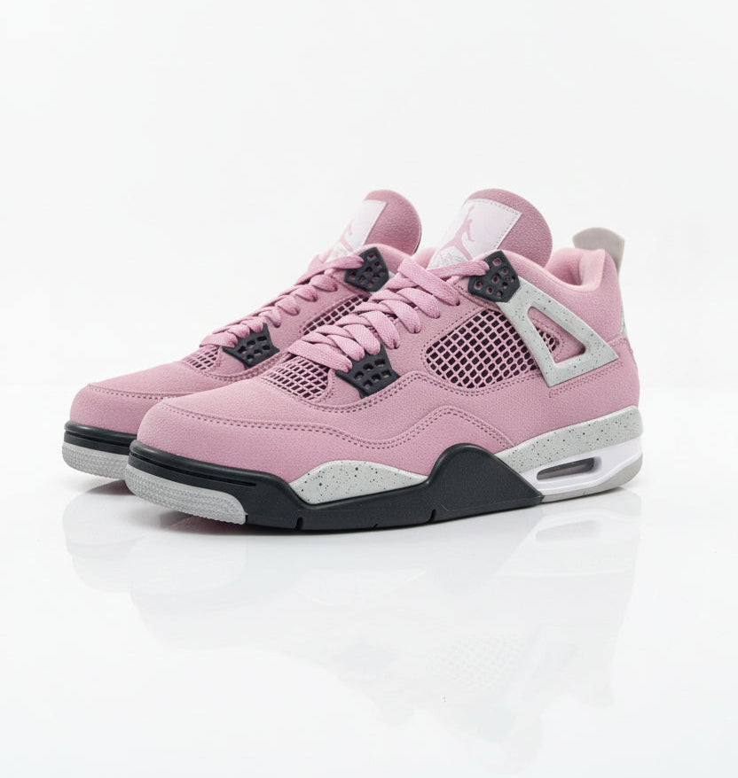 AIR JORDAN 4 RETRO ORCHID, SNEAKERS, GREY, BLACK