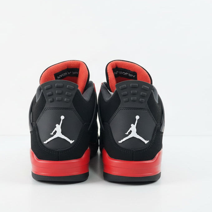 AIR JORDAN 4 RETRO, RED THUNDER, SNEAKERS