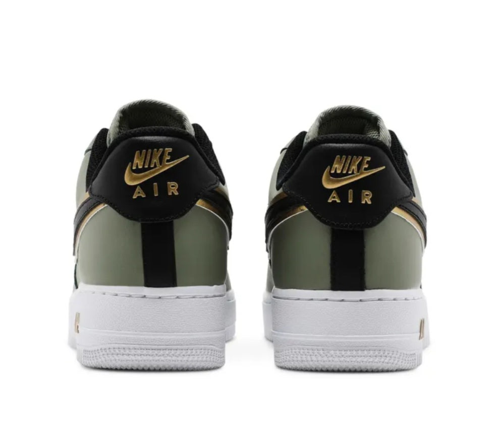 Nike Air Force 1 Low '07 LV8 Double Swoosh Olive Gold Black