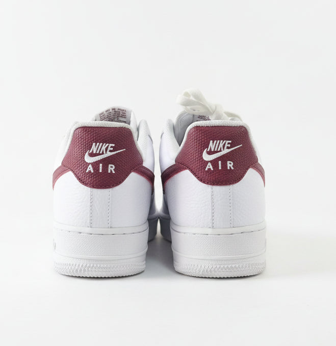 Air FORCE 1"07 RED AND WHITE, SNEAKERS