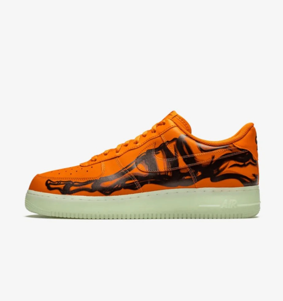 Air Force 1 Low "Orange Skeleton" sneakers