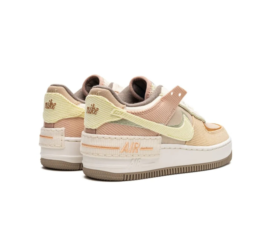 AIR FORCE 1 Shadow"Coconut Milk/Citron Tint"SNEAKERS