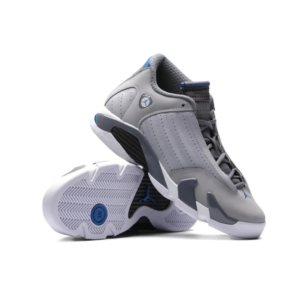 Air Jordan 14 Retro BG "Wolf Grey" trainers