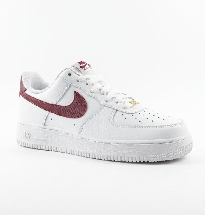 Air FORCE 1"07 RED AND WHITE, SNEAKERS