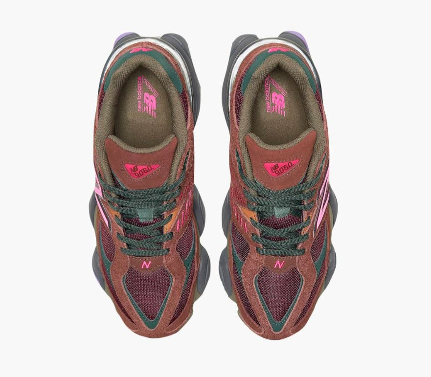 New Balance 9060 Rich Oak Burgundy