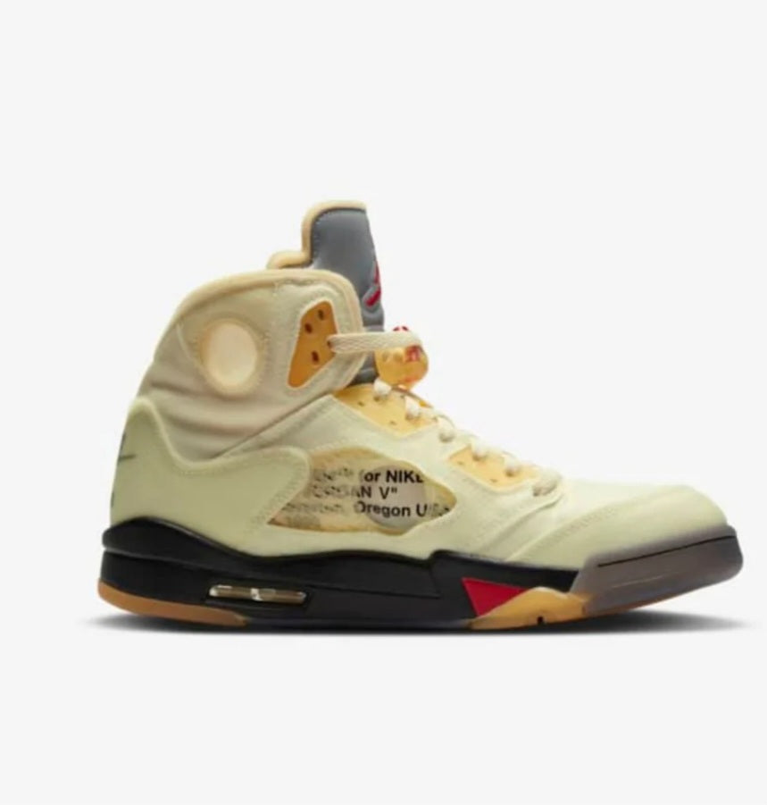 AIR JORDAN 5 RETRO OFF-WHITE SAIL
