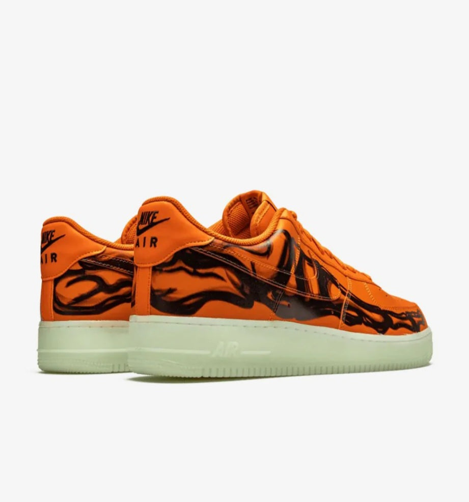 Air Force 1 Low "Orange Skeleton" sneakers