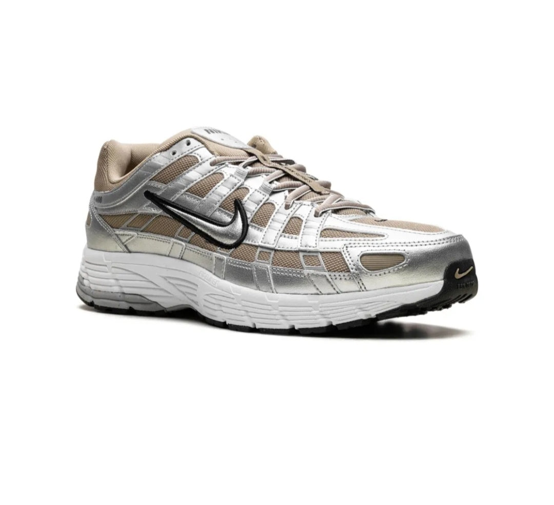 P-6000 "Khaki Metallic Silver" Sneakers