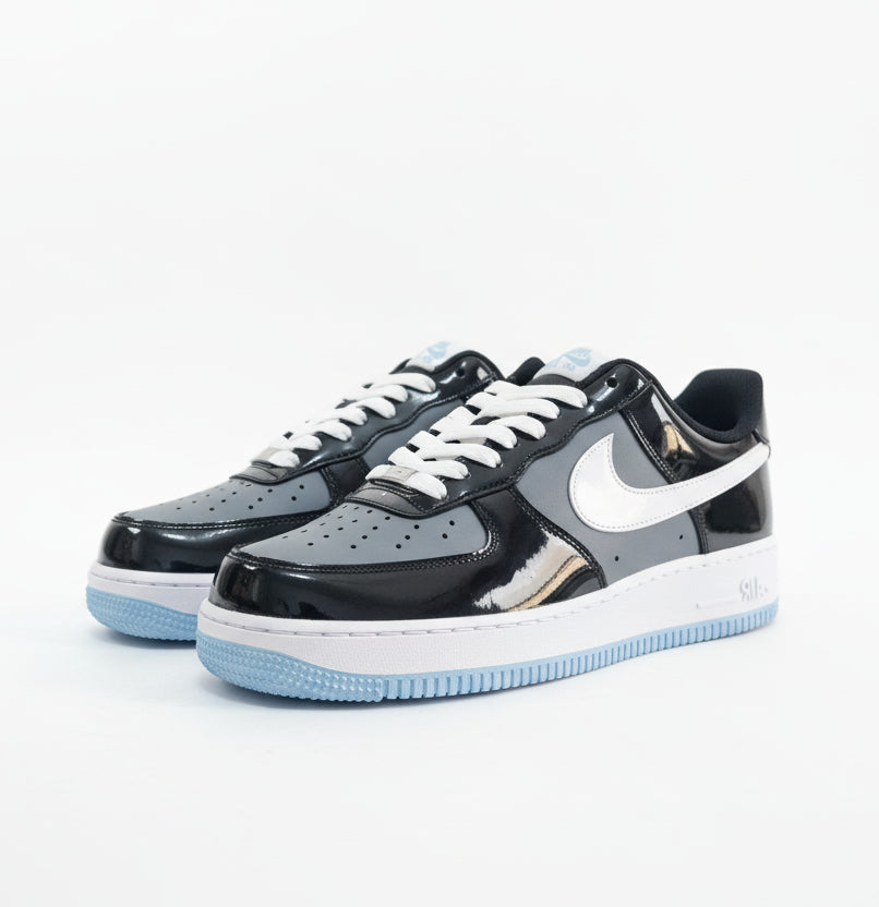 AIR FORCE 1 LOW BLACK IRON GREY PATENT